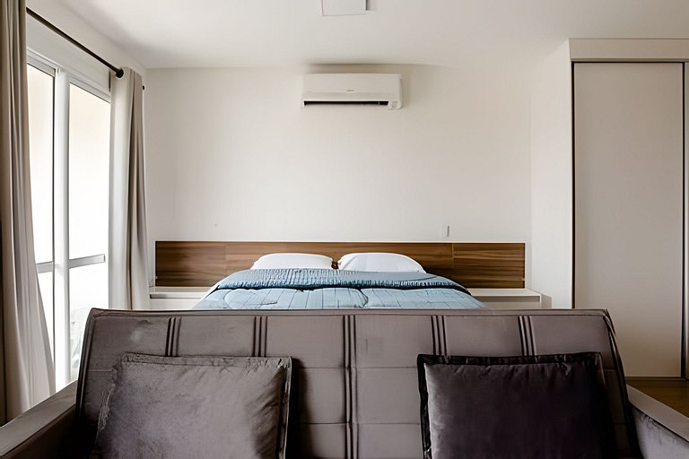 Studio na Mooca | Garagem, Wifi 300 mb, Ar. cond.