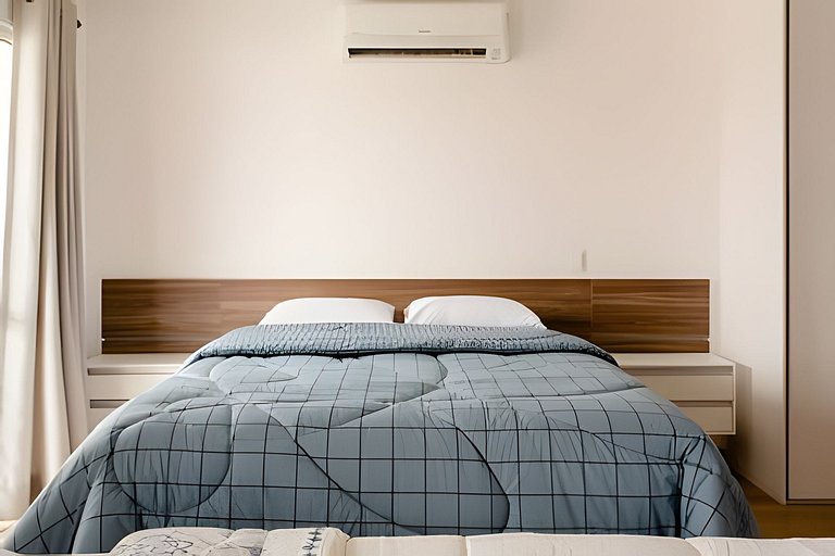 Studio na Mooca | Garagem, Wifi 300 mb, Ar. cond.