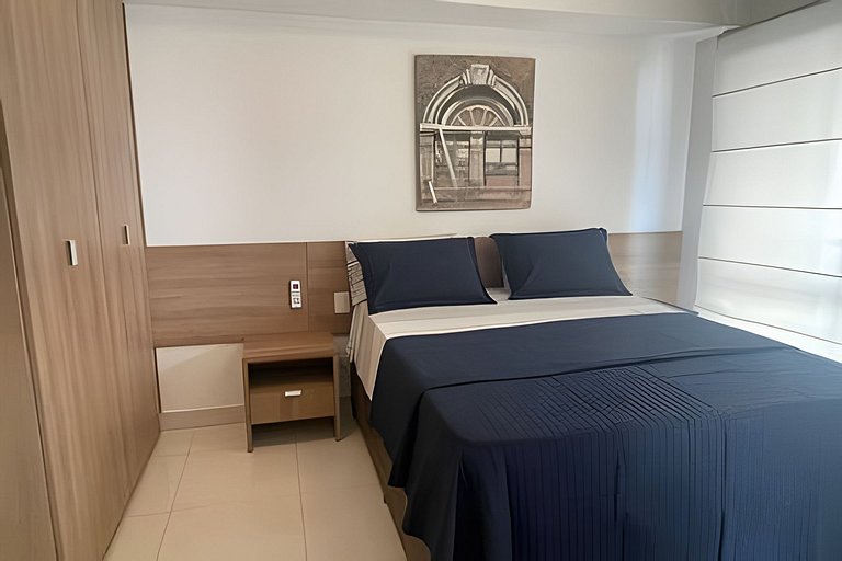 Studio na Mooca | Garagem, Piscina, Ar. cond.