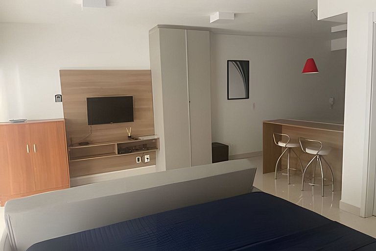 Studio na Mooca | Garagem, Piscina, Ar. cond.