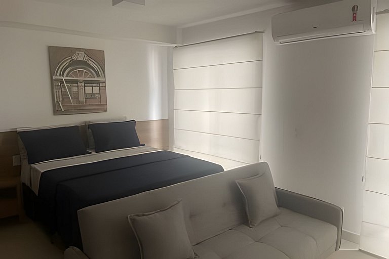 Studio na Mooca | Garagem, Piscina, Ar. cond.