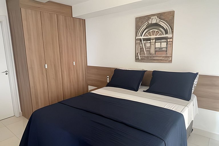 Studio na Mooca | Garagem, Piscina, Ar. cond.