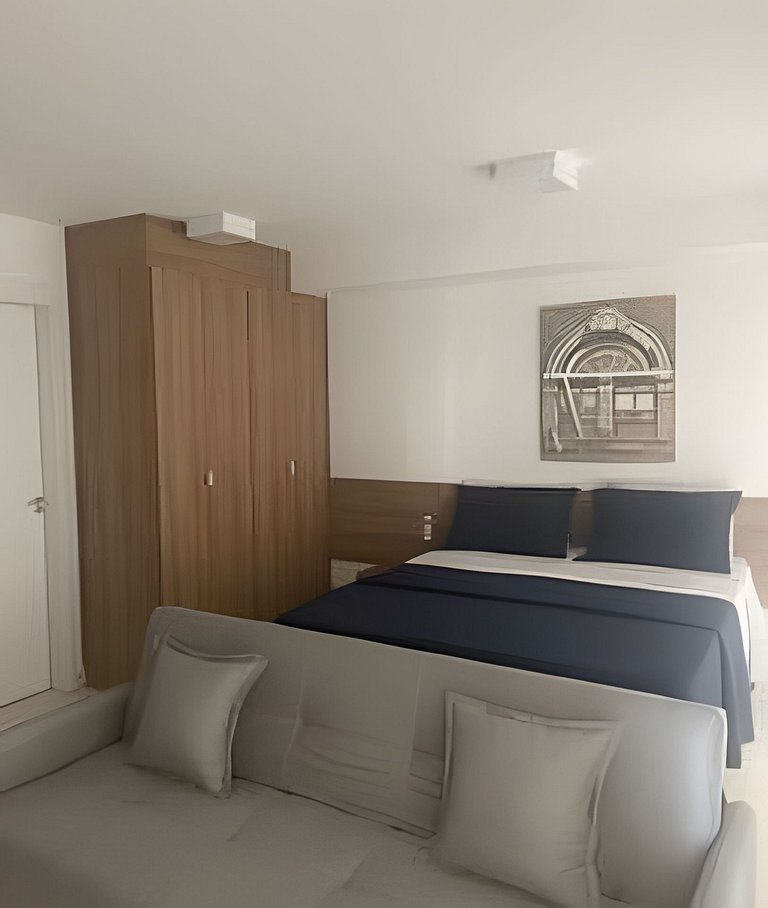 Studio na Mooca | Garagem, Piscina, Ar. cond.