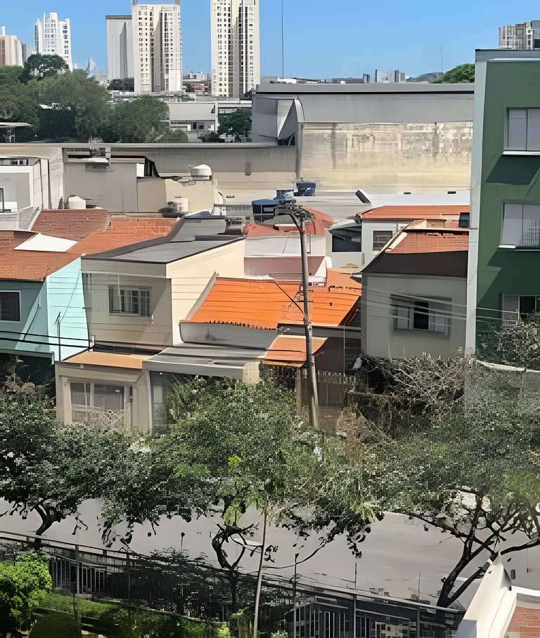 Studio na Mooca | Garagem, Piscina, Ar. cond.