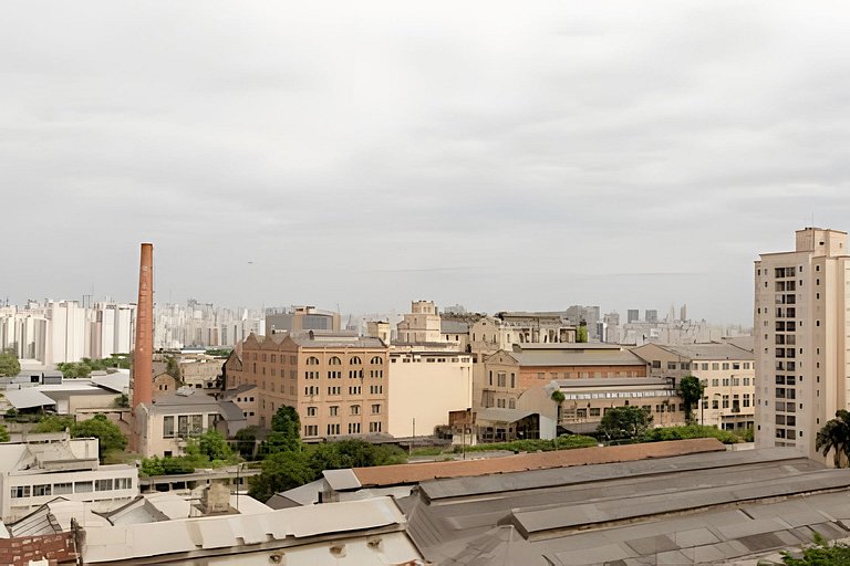 Studio na Mooca | Garagem, Piscina, Ar. cond.