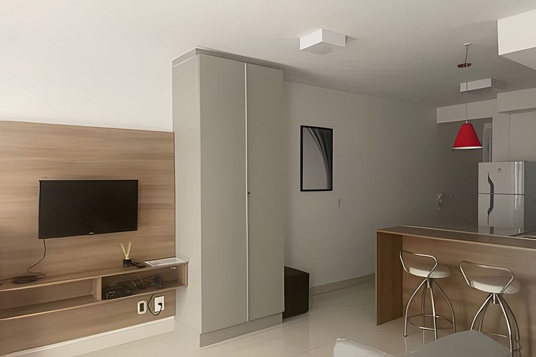 Studio na Mooca | Garagem, Piscina, Ar. cond.