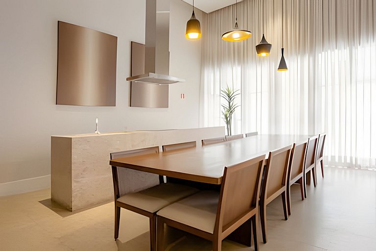 Studio na Mooca | Garagem, Piscina, Ar. cond.