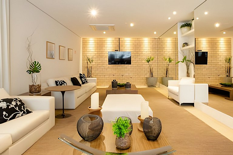 Studio na Mooca | Garagem, Piscina, Ar. cond.