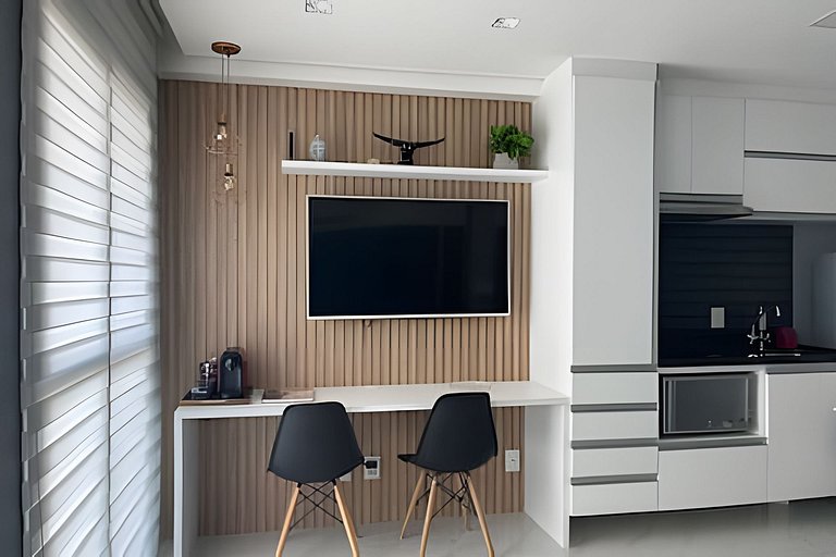 Studio Estação Luz | Wi-fi 400 mb, Ar. Cond.