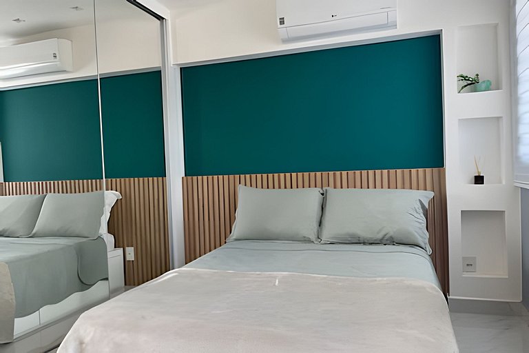 Studio Estação Luz | Wi-fi 400 mb, Ar. Cond.