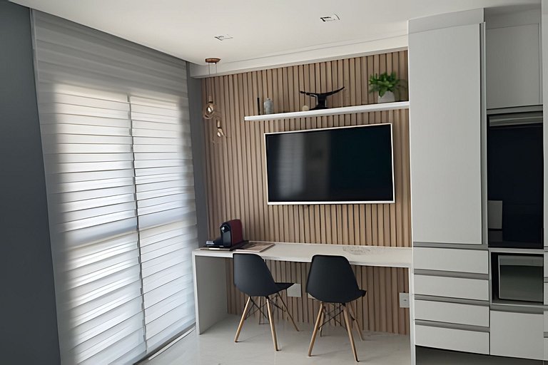 Studio Estação Luz | Wi-fi 400 mb, Ar. Cond.