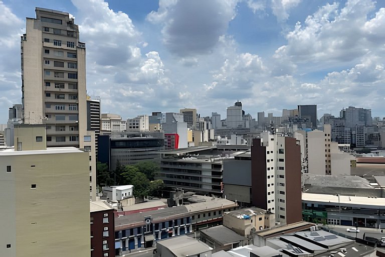 Studio Estação Luz | Wi-fi 400 mb, Ar. Cond.