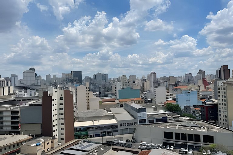 Studio Estação Luz | Wi-fi 400 mb, Ar. Cond.