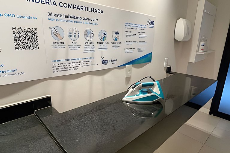 Studio Estação Luz | Wi-fi 400 mb, Ar. Cond.