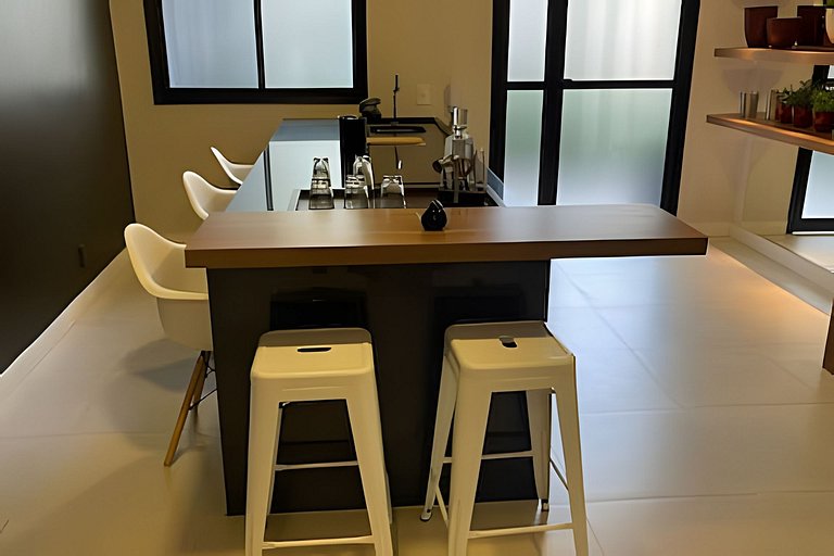 Studio Estação Luz | Wi-fi 400 mb, Ar. Cond.