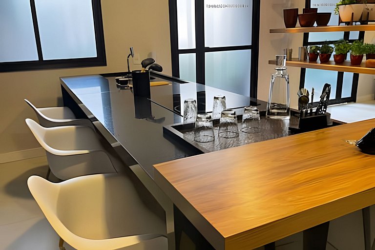 Studio Estação Luz | Wi-fi 400 mb, Ar. Cond.