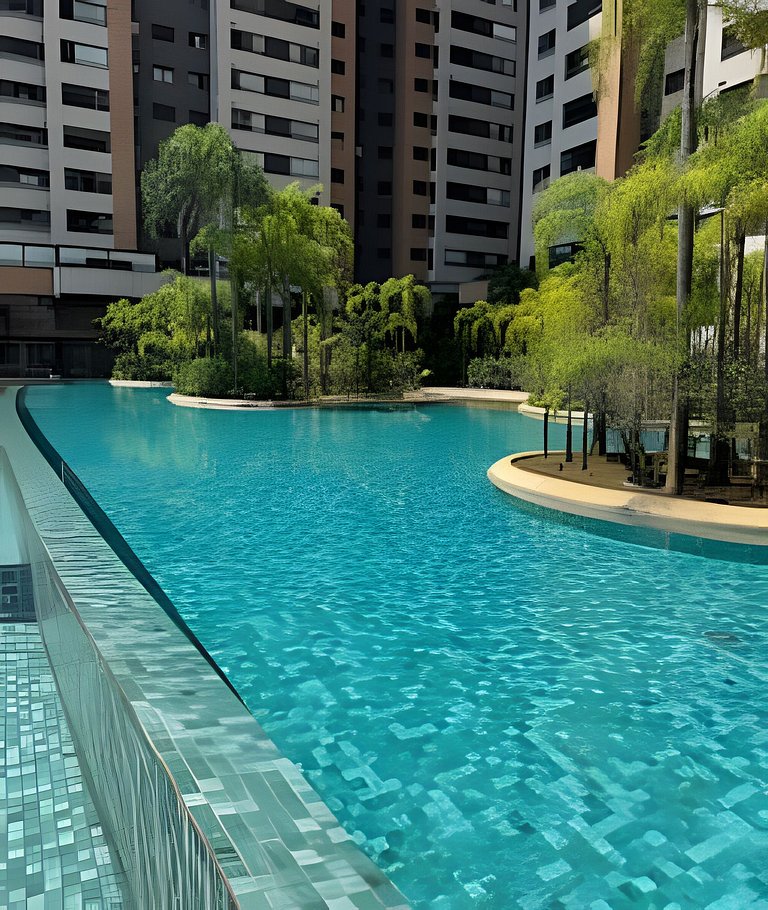 Resort Brás | Piscina | Academia