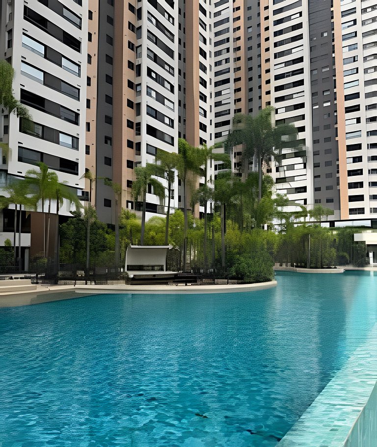 Resort Brás | Piscina | Academia