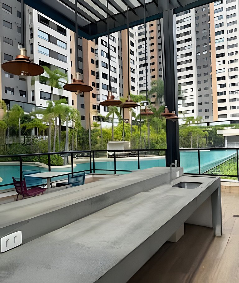 Resort Brás | Piscina | Academia