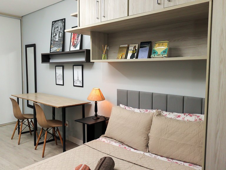 Studio na República |Wifi 300 mb|Metrô, Bar Brahma