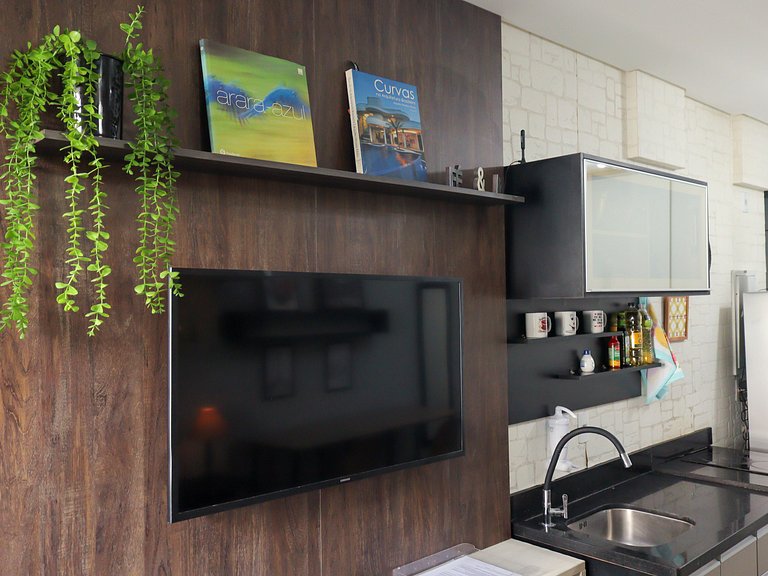 Studio na República |Wifi 300 mb|Metrô, Bar Brahma