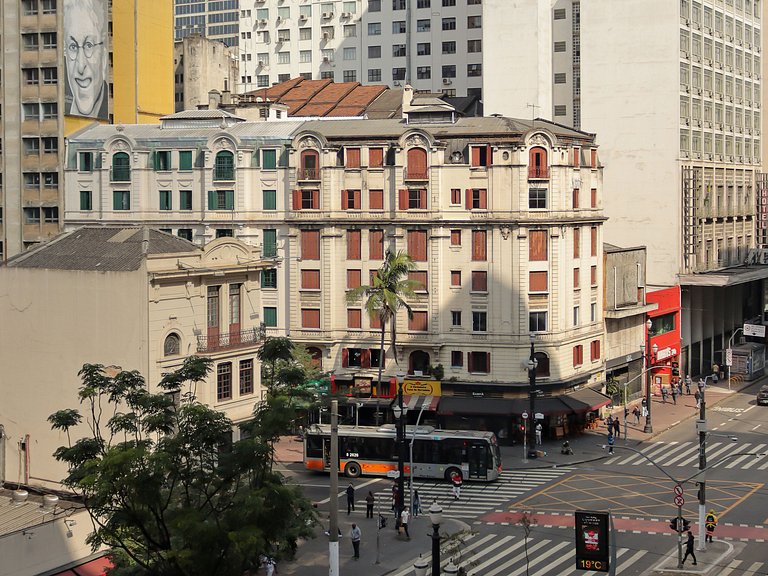 Studio na República |Wifi 300 mb|Metrô, Bar Brahma